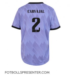 Real Madrid Daniel Carvajal #2 Borta Matchtröja Dam 2022-23 Kortärmad
